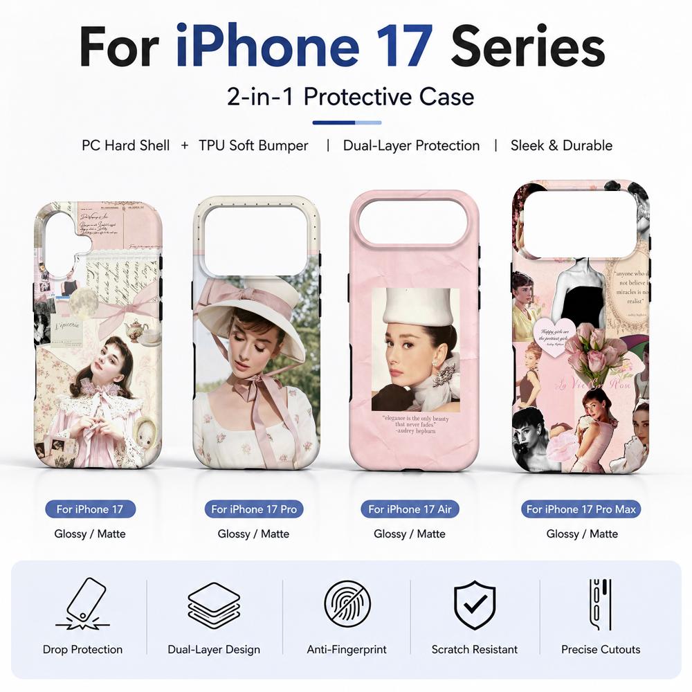 Phone Cases H&M - Custodia per telefono A-Audrey H-Hepburn in