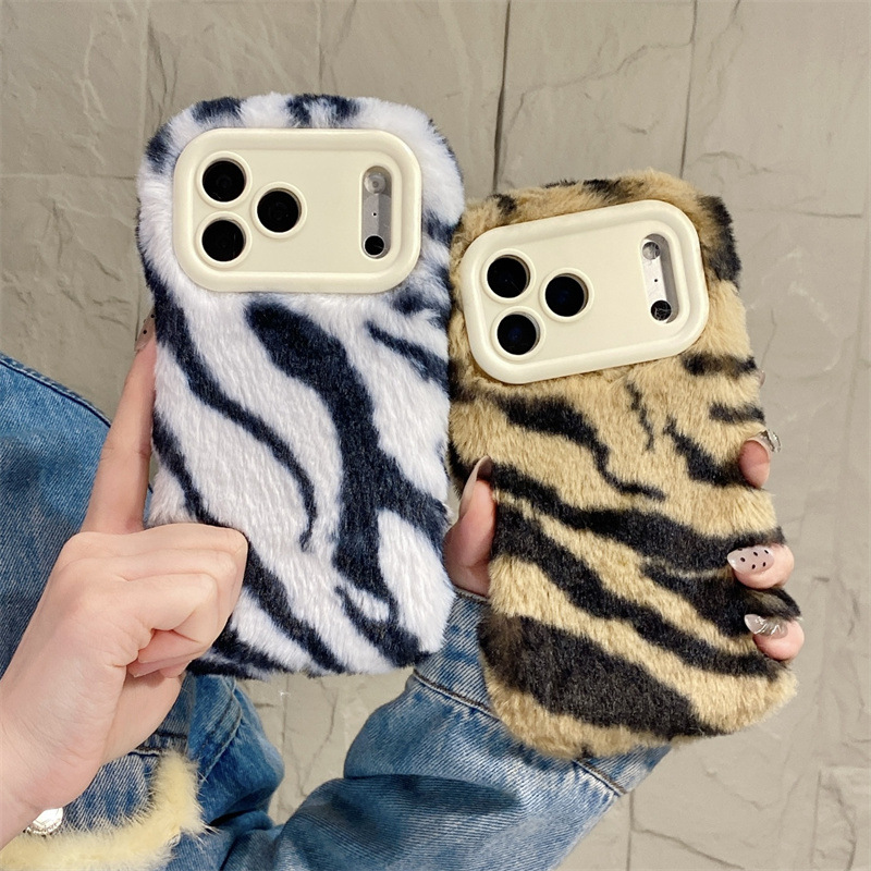 Phone Cases Iphone 13 - Custodia Protettiva Antiurto in Peluche Morbido