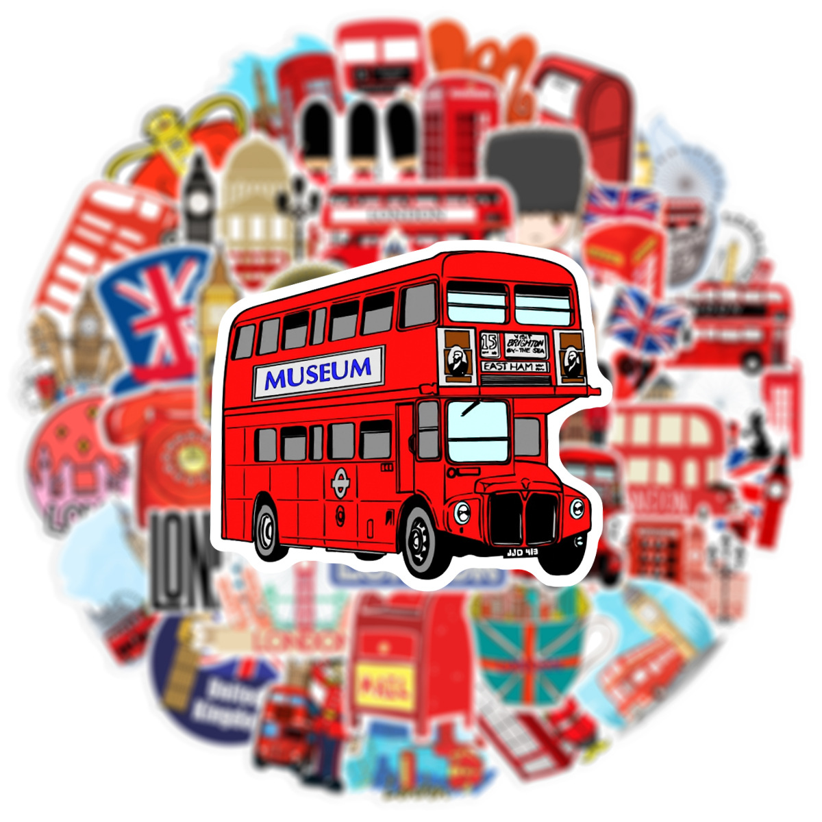 50 adesivi in stile britannico - Phone Cases London recensione e prezzo